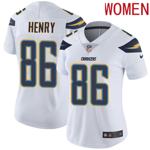2019 Women Los Angeles Chargers #86 Henry white Nike Vapor Untouchable Limited NFL Jersey